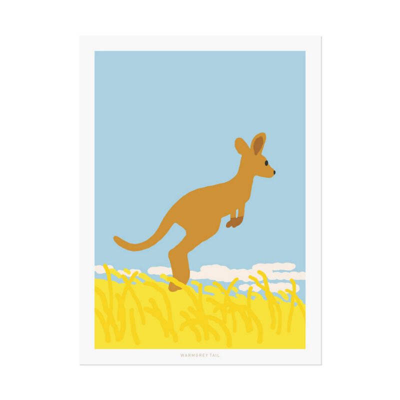 Postkarte - Kangaroo